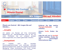 Tablet Screenshot of milena-daniel.ch